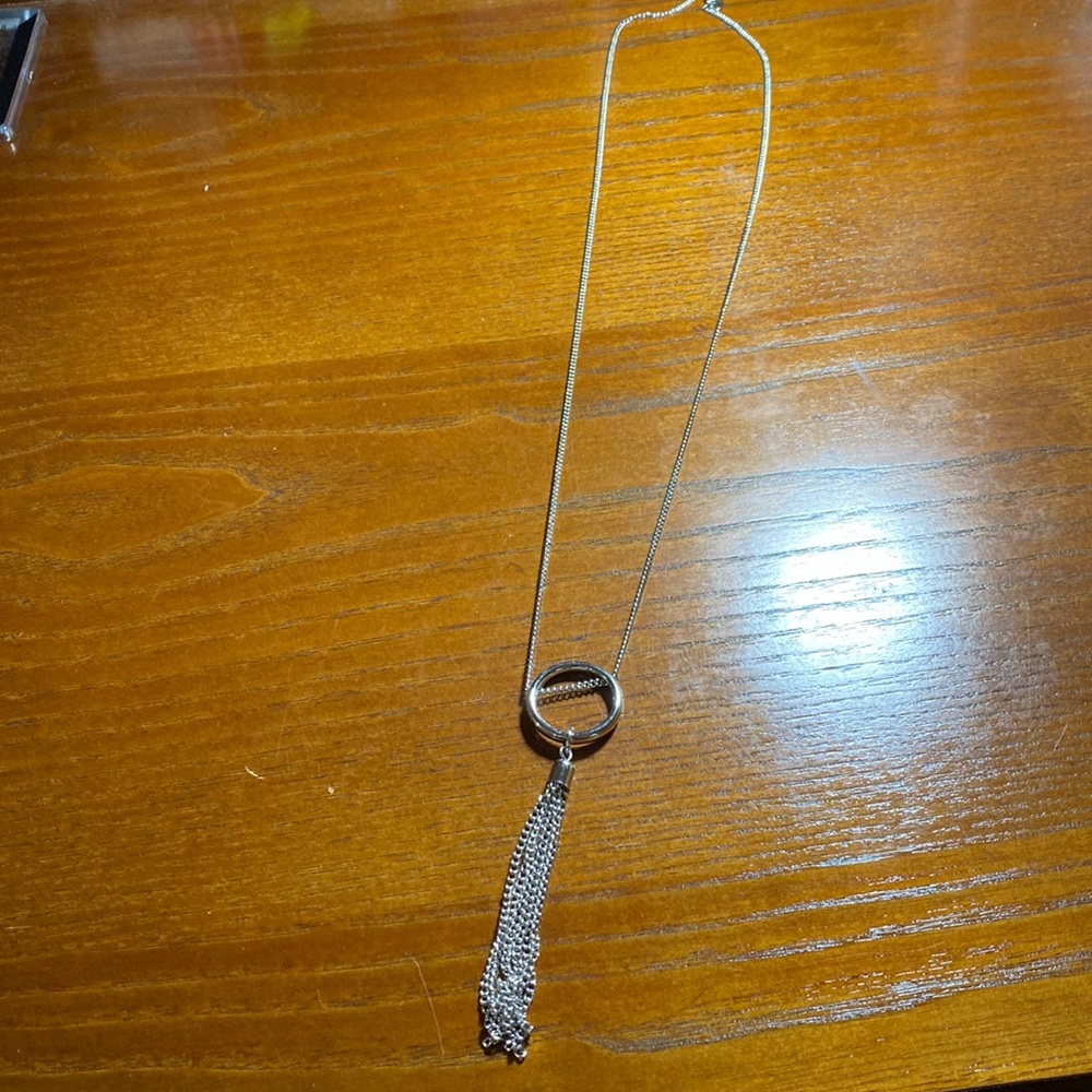Long statement necklace